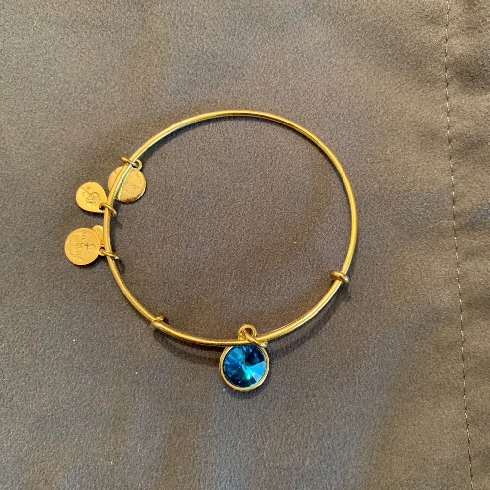 Alex and Ani Blue Stone Energy Bracelet